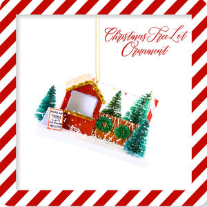 Cody Foster Fresh Cut Trees Lot Putz House Christmas Ornament Mini Sisal Wreaths